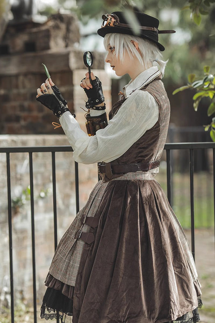 Explorer-Inspired Archaeological Ouji Lolita Vest
