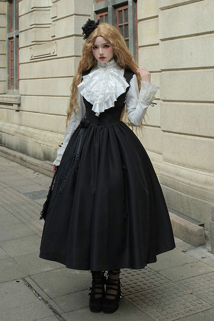 Classic Gothic Lolita JSK Dress with Night Traveler and Support