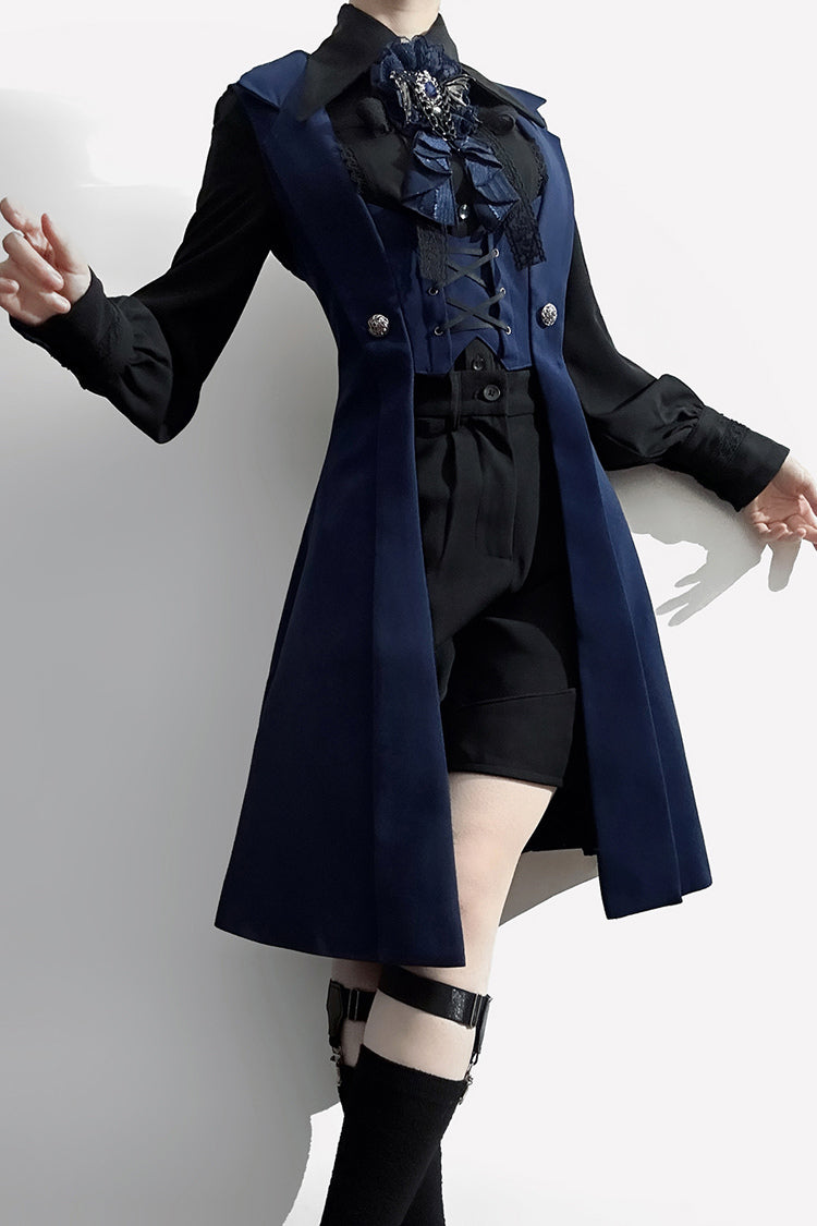 Medieval Ouji Gothic Lolita Extended Waistcoat in Three Shades