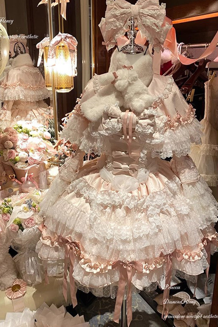 Multi Layer Bow Lace Sweet Princess Jsk - Girl Doll