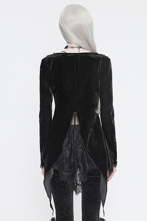 Knitted Mini Jacket Dress - Black