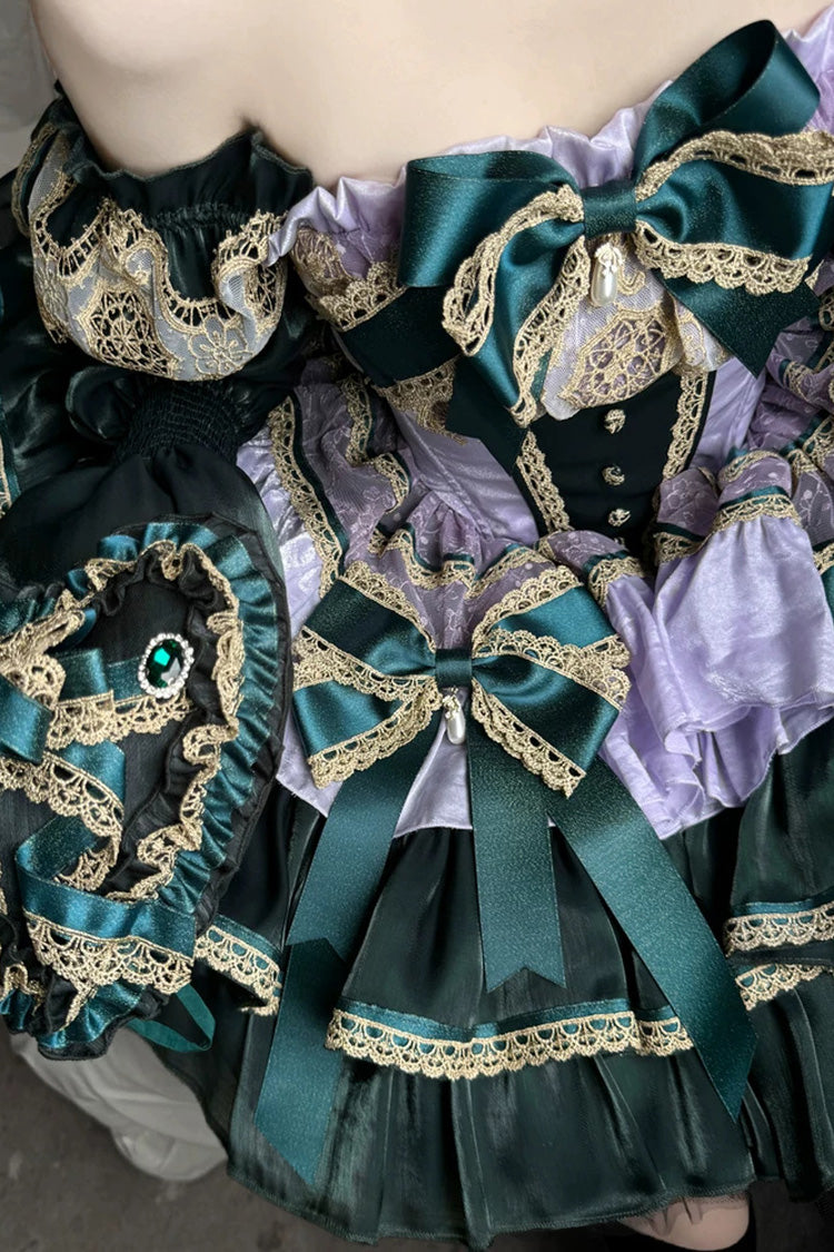 Multi-Layered Lace-Up Ballet Dress - The Little Mermaid's Tears