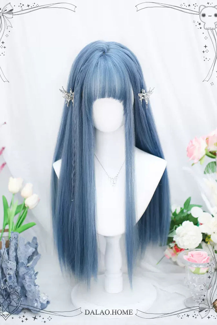 Azure Straight Long Sweet Lolita Wig