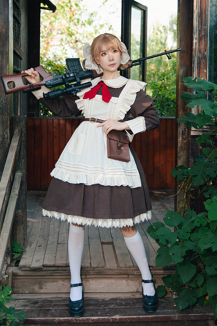 Puff Sleeve Bow Vintage Classic Lolita Dress