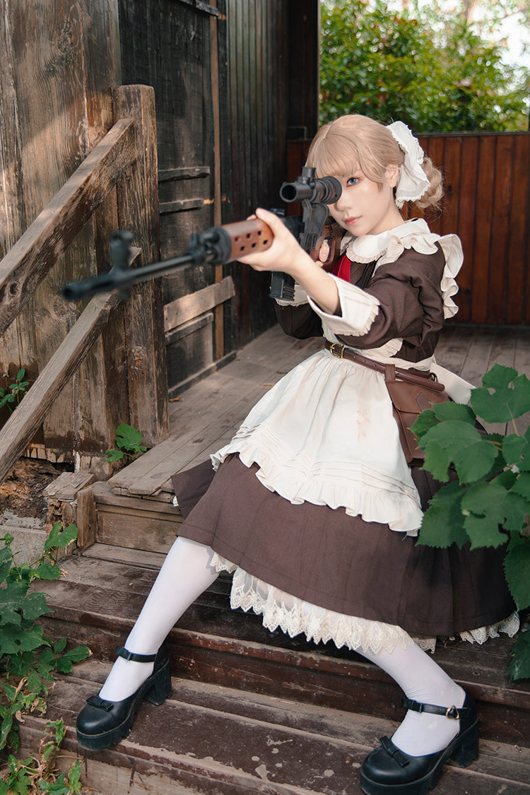 Puff Sleeve Bow Vintage Classic Lolita Dress