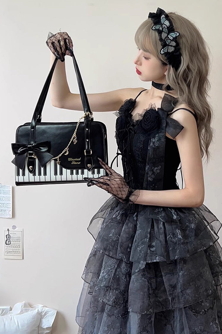 Piano Waltz Bowknot Lolita Handbag