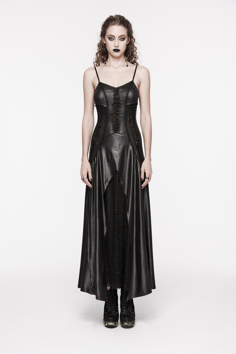 Off Shoulder Lace Lace-Up Slim Irregular Gothic Jsk Wedding Dress
