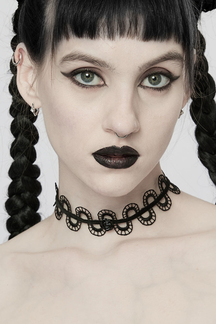 Umbra Snake-Like Hollow Gothic Choker for Women