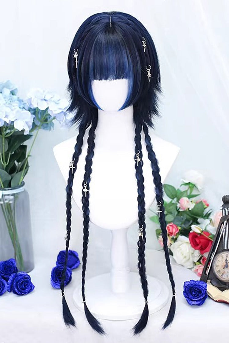 Trendy Braided Sweet Lolita Wig with Highlights