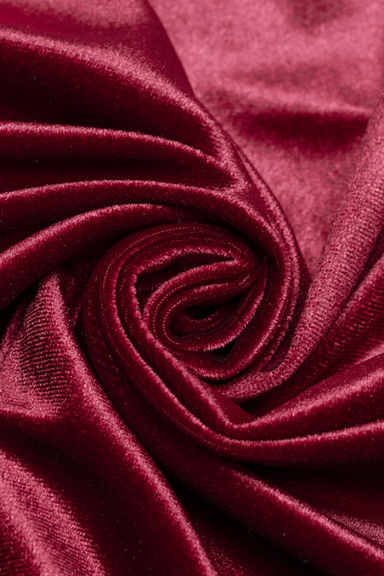 Scarlet Gradient Irregular Gothic Blouse