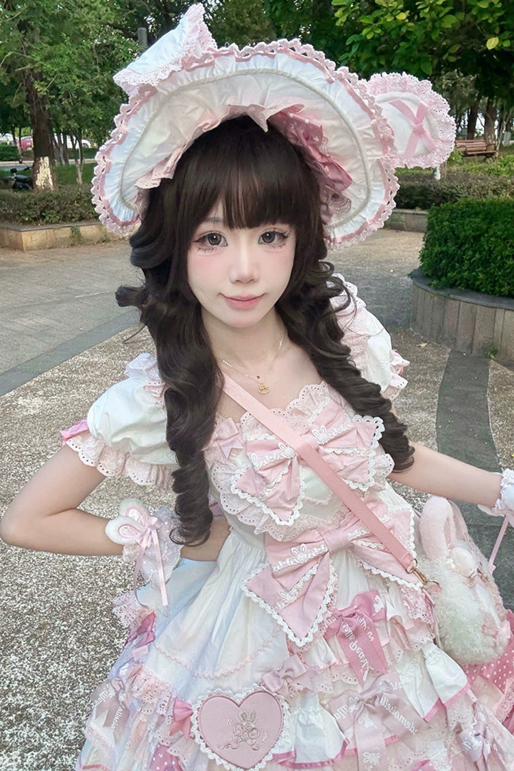Sweet Japanese Roman Curls Lolita Long Wig
