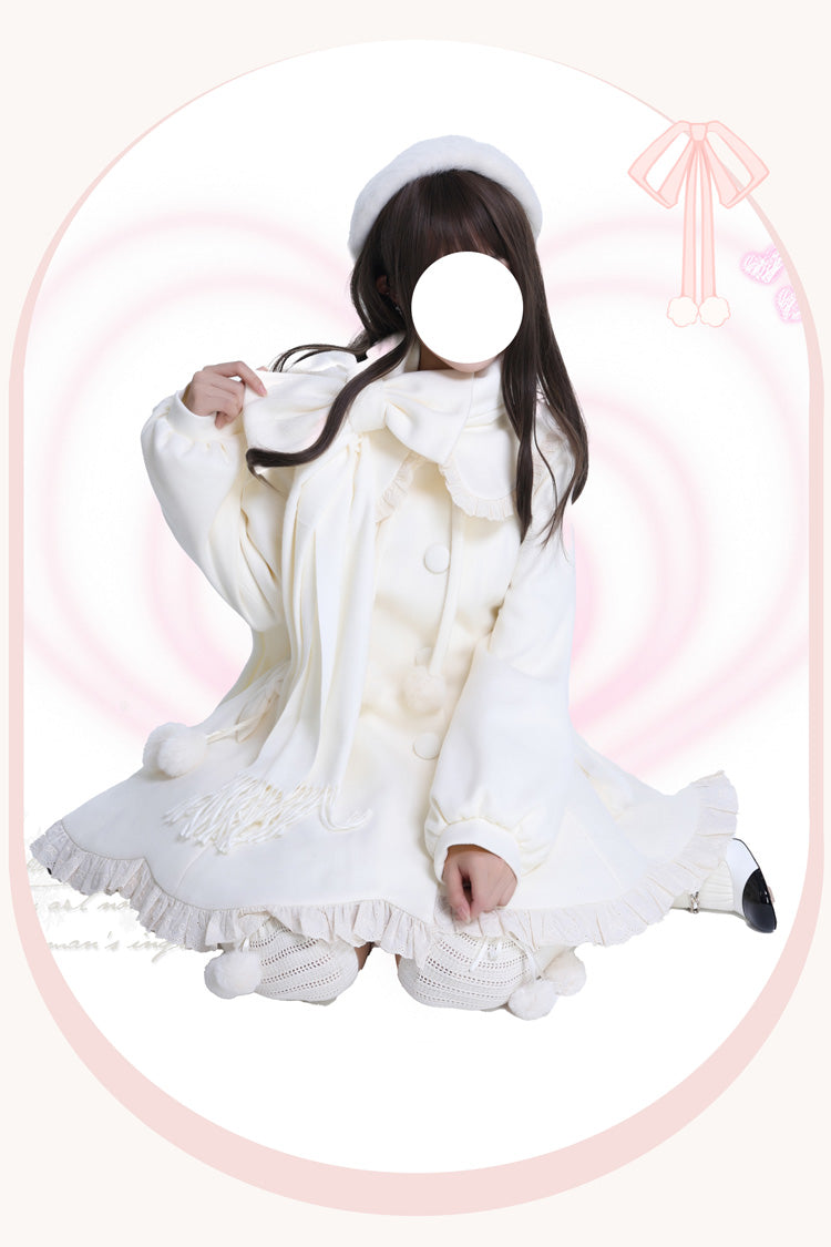 Elegant Long Sleeve Bow Princess Lolita Coat