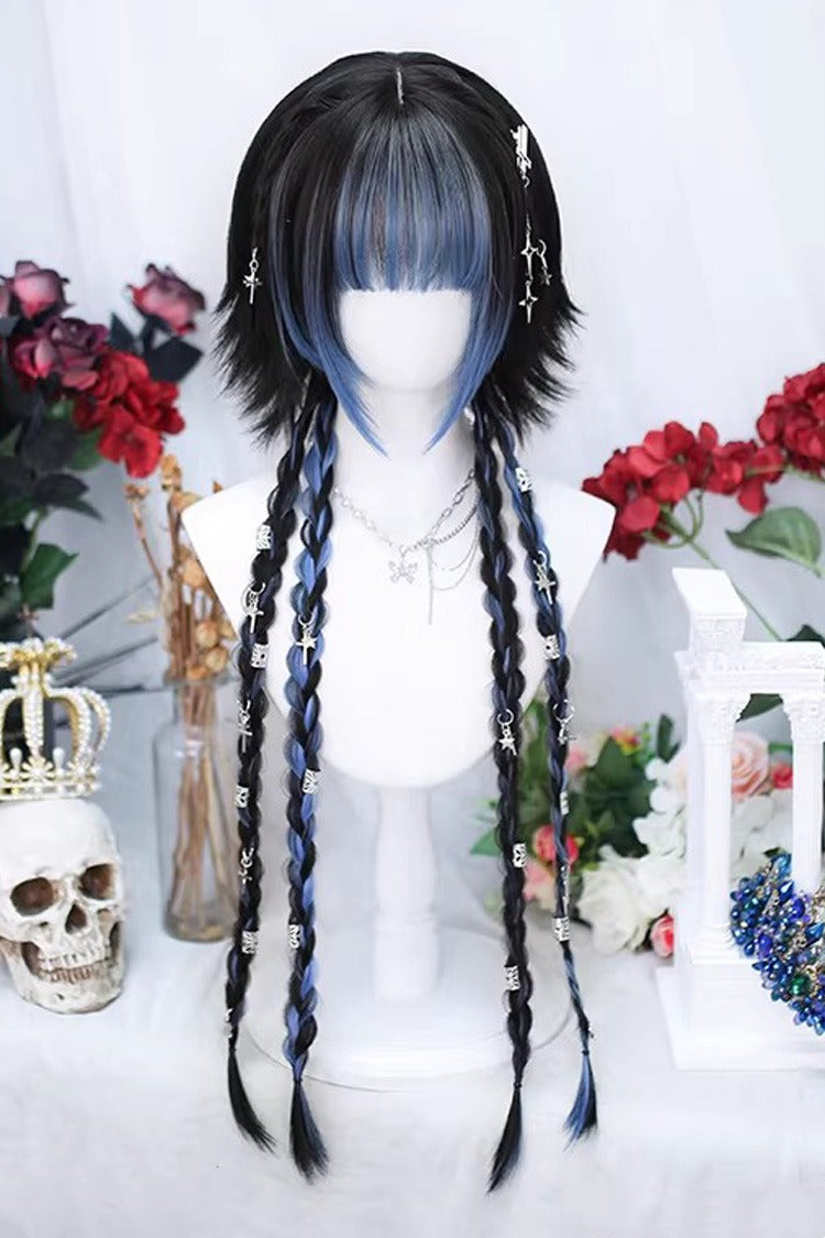 Trendy Braided Sweet Lolita Wig with Highlights