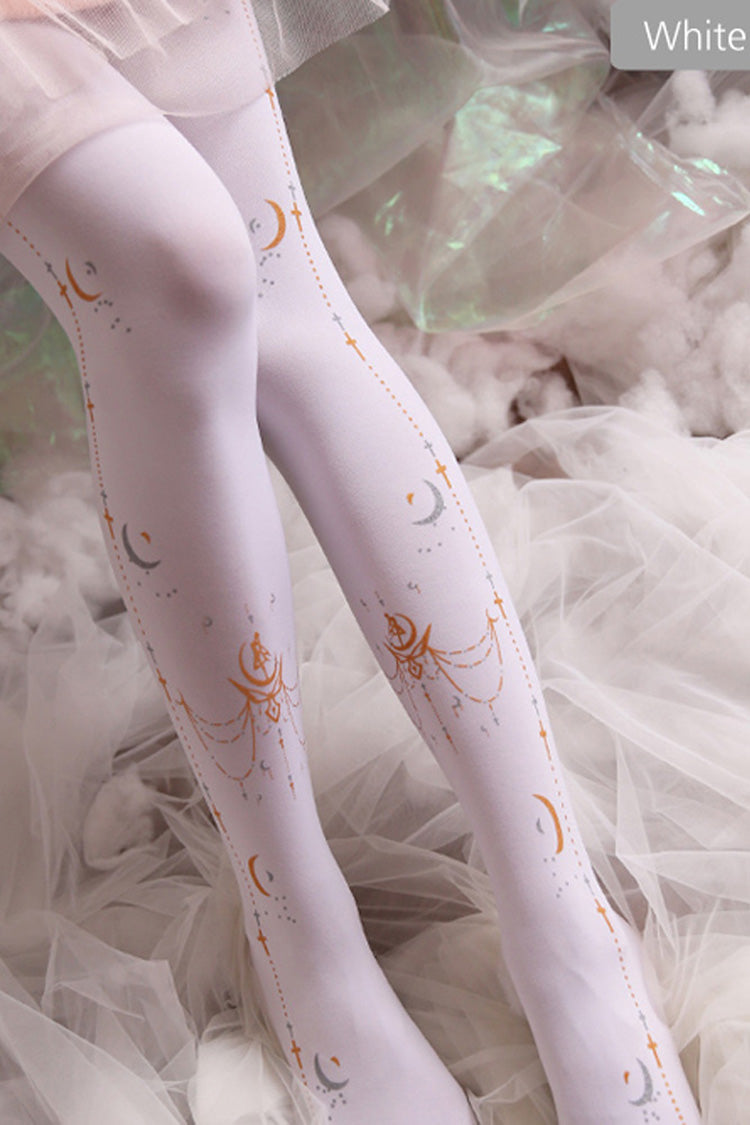 Sailor Moon Print Pantyhose for Lolita - Two Colors