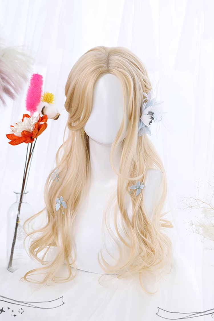 Golden Curly Sweet Lolita Wig