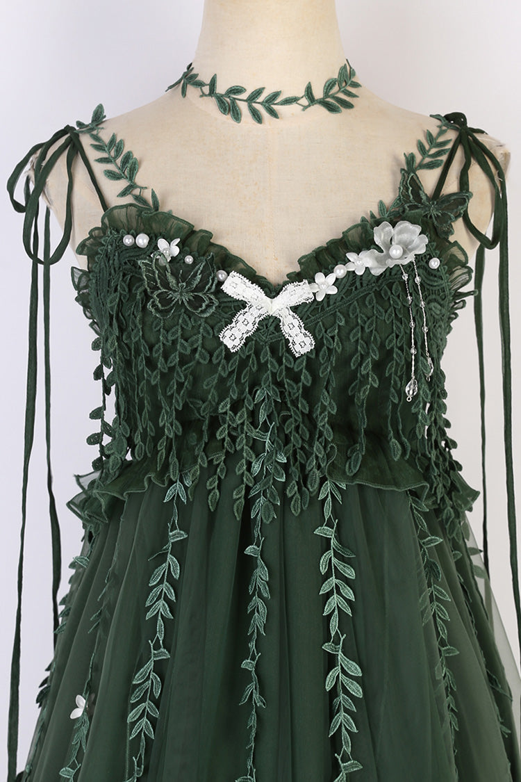Emerald Forest Asymmetric Hem Sweet Chinese Jumper