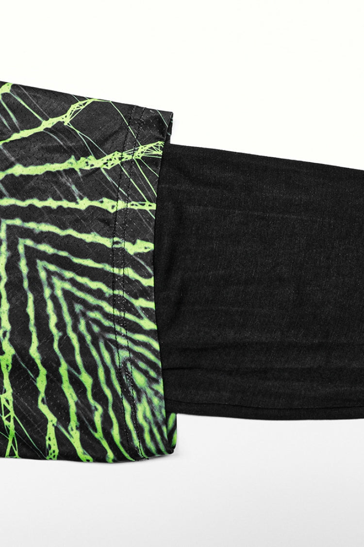 Emerald Halo Motif Men's Dropped Trousers