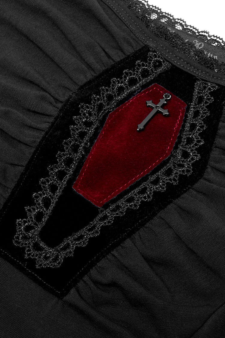 Vampire Off-Shoulder Long-Sleeve Gothic Blouse