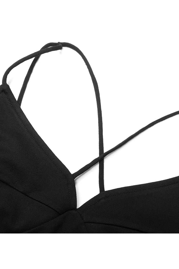 Two-Piece Fitted Strap A-Line Slip Punk Dress
