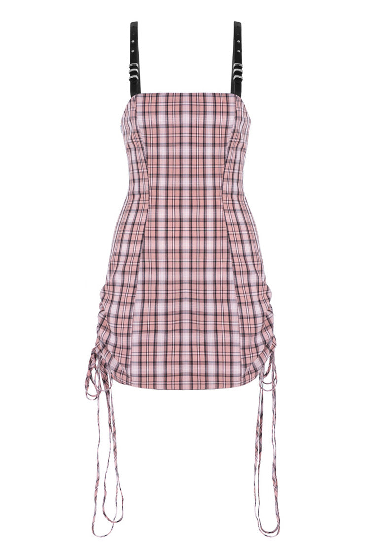 Cute High Waist Steam Punk Strap Dress