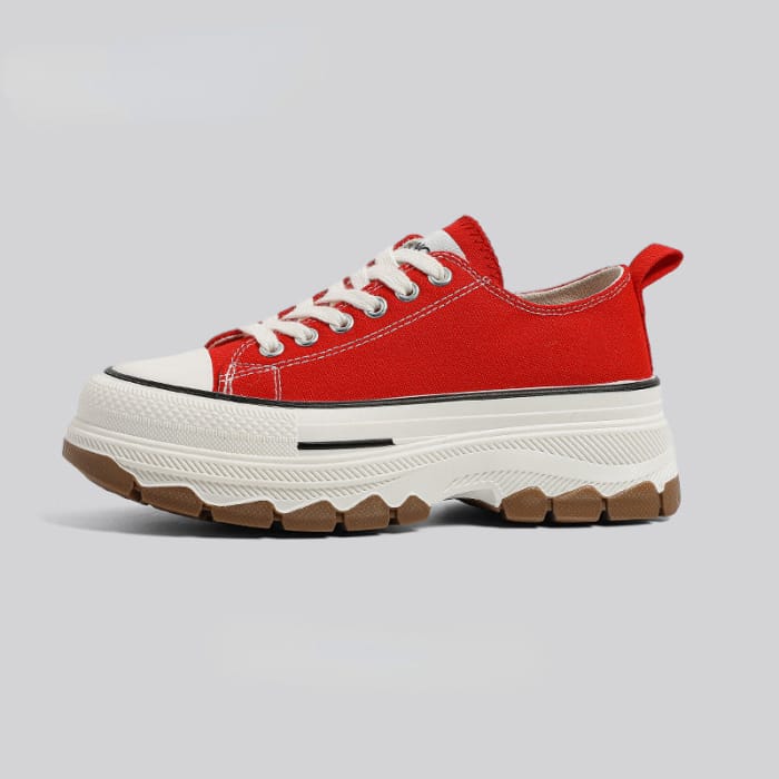 7 Colors Fashionable Sneakers - red / 35
