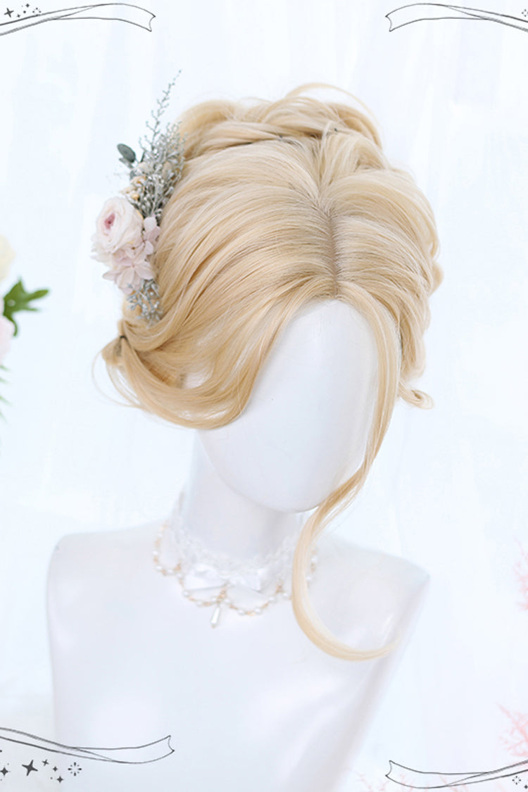Golden Curly Sweet Lolita Wig