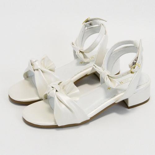 Classic Lolita Sandals with Bowknot, Elegant Design