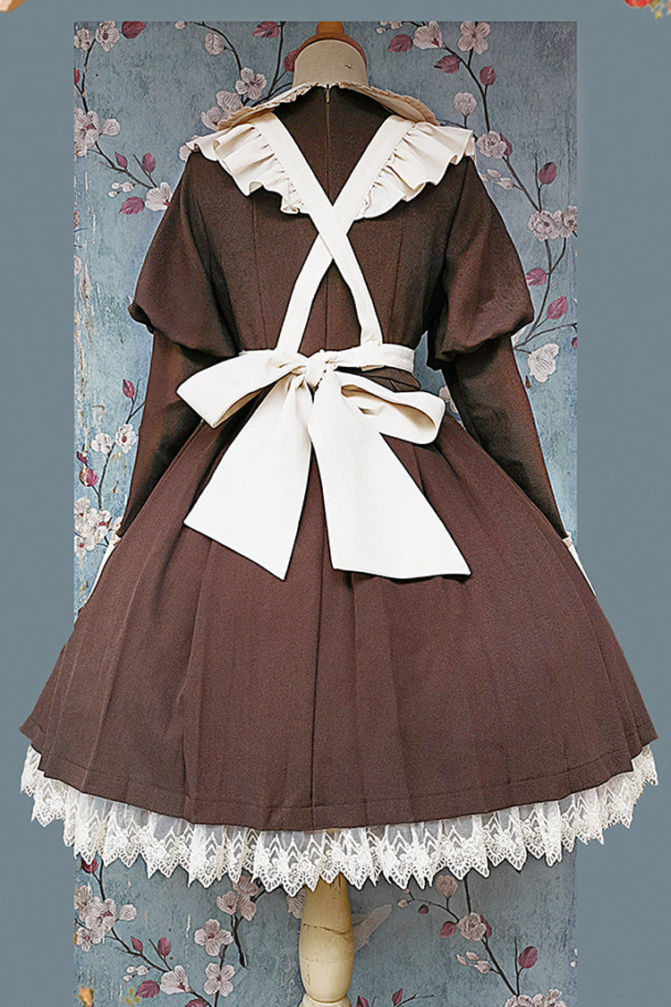 Puff Sleeve Bow Vintage Classic Lolita Dress