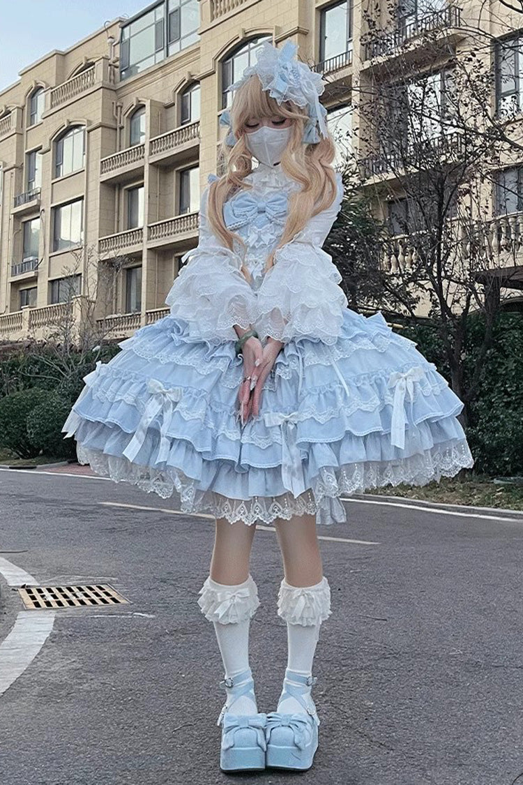Princess Ballet JSK Dress - Multi-Layer Bow Lace
