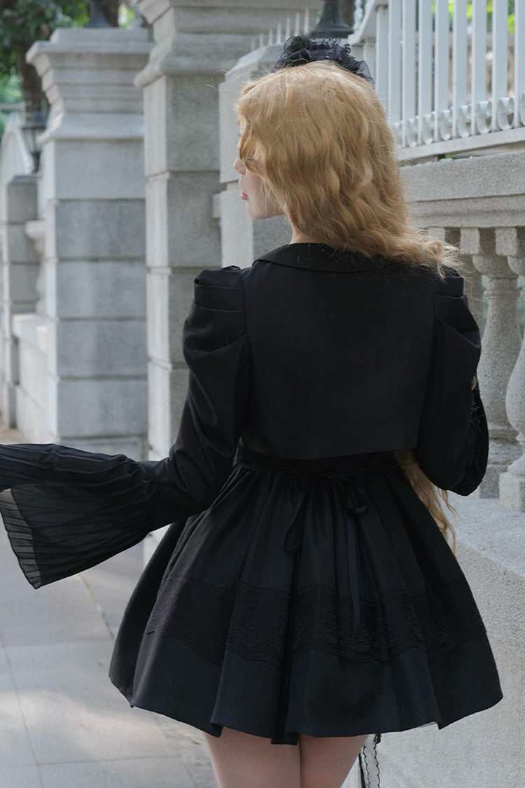 Classic Gothic Lolita JSK Dress with Night Traveler Motif