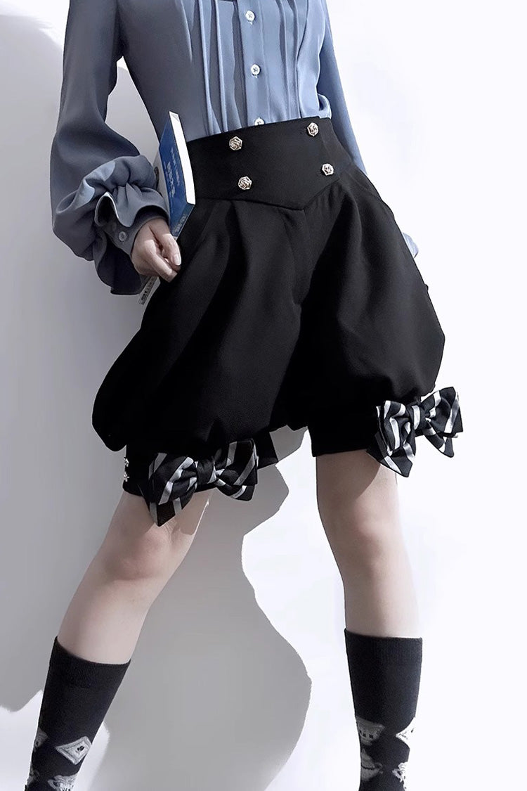 Ouji Gothic Lolita Shorts with Narrative Maxim Design