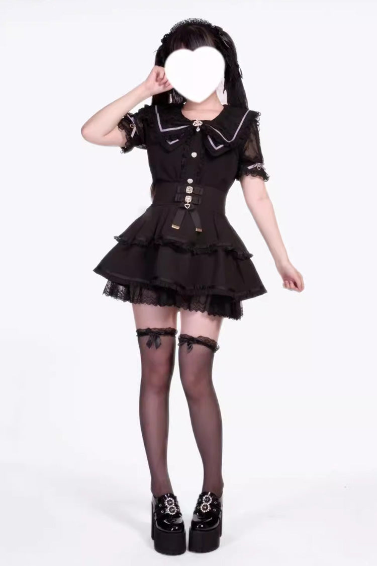 Fruit Candy Ruffle Bowknot Lace Skirt in 5 Colors