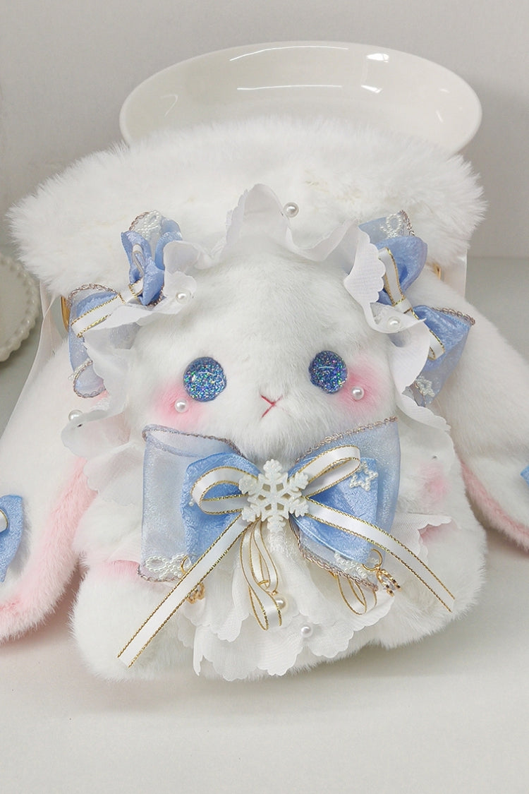 Sweet Lolita Bunny Bucket Bag with Drawstring and Bow, 10 Shades
