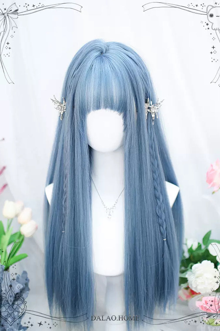 Azure Straight Long Sweet Lolita Wig