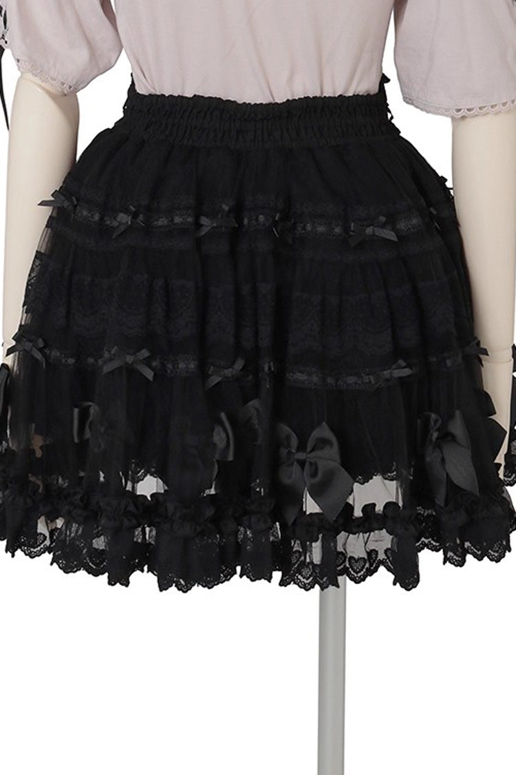 Sweet Ruffle Bow Lace Plus Size Japanese Skirt - Sweet Lolita