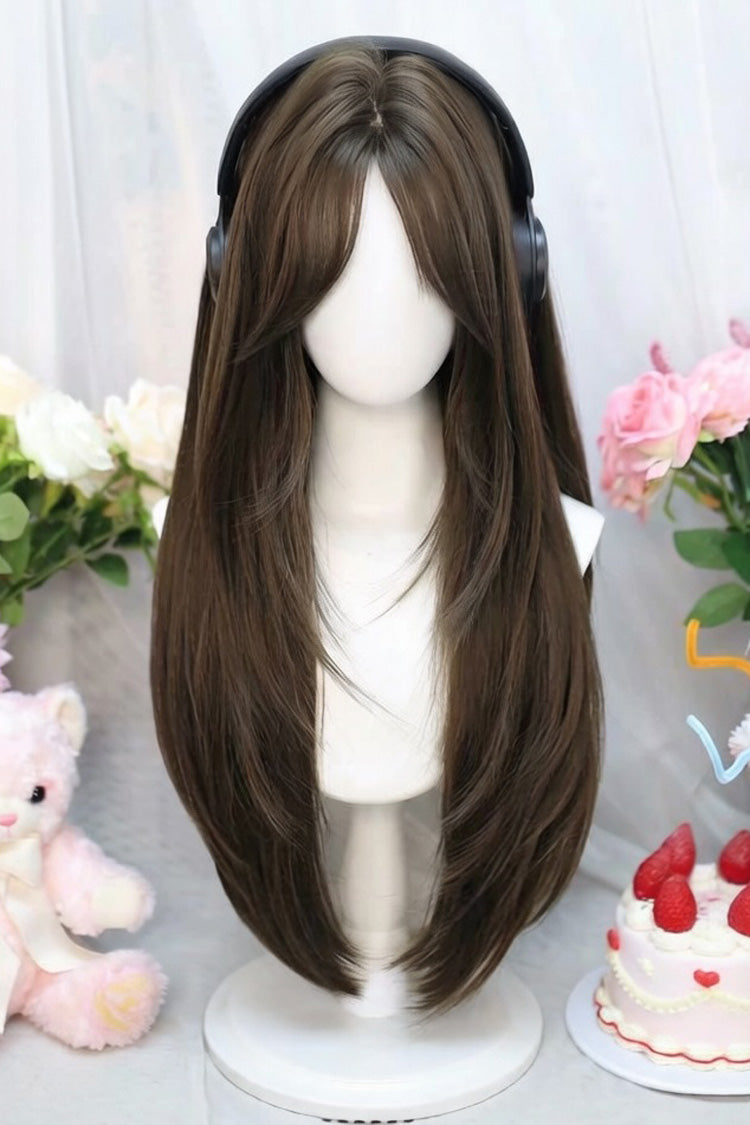 Daily Lolita Wig with Straight Hair and Eight Bangs