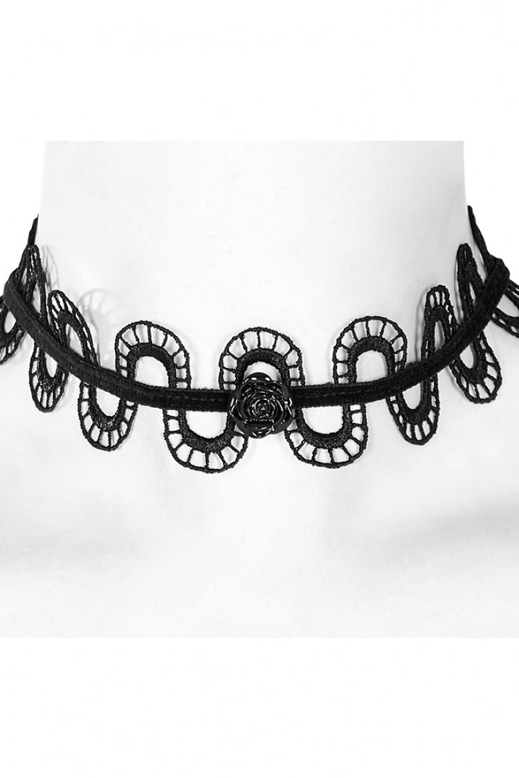 Umbra Snake-Like Hollow Gothic Choker for Women