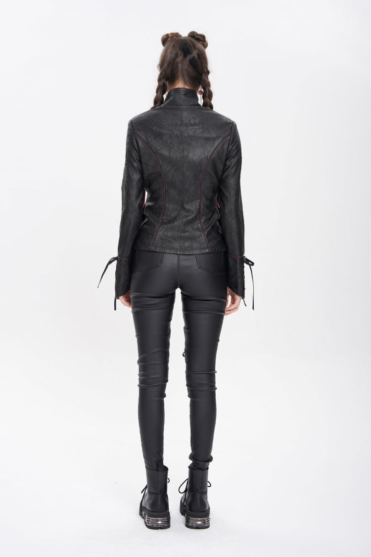 Occult Lace-Up Buckle Punk Jacket for Women