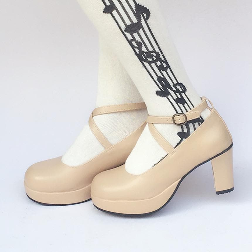 High Beige Made Elegant Custom SP168137 Shoes Heels