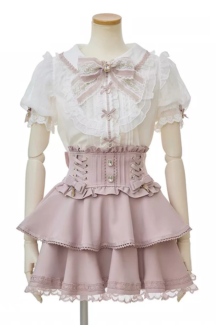 Embroidered Lace Sweet Lolita Co-ord with Collar