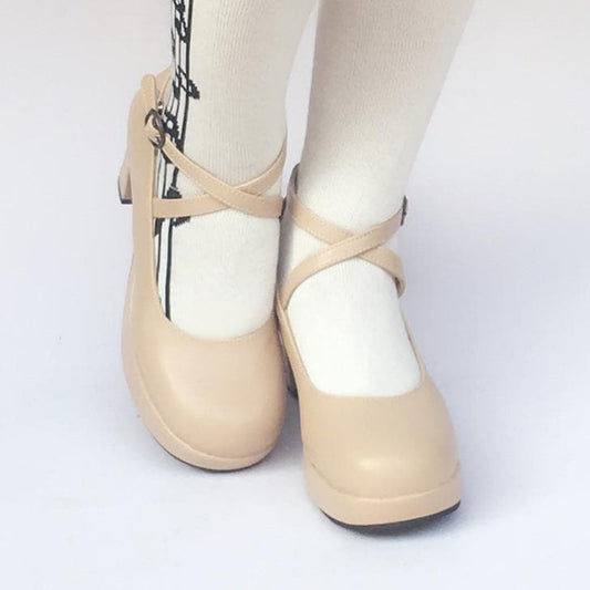 High Beige Made Elegant Custom SP168137 Shoes Heels
