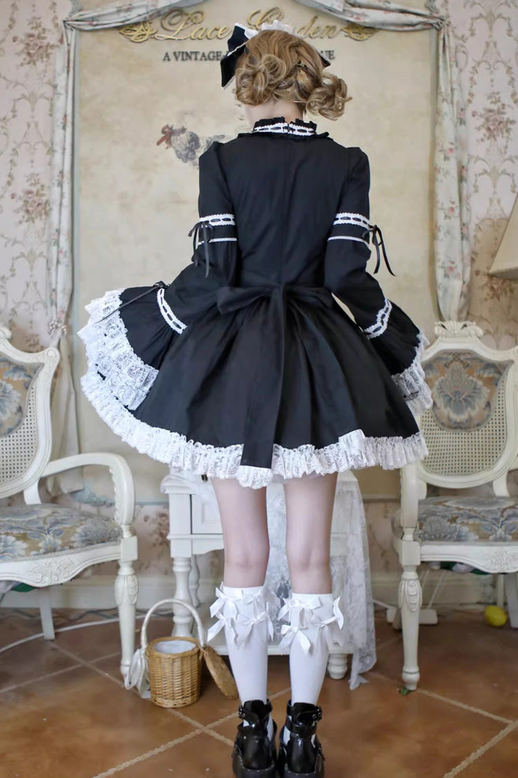 Sweet Lolita Dress with Multi-Layered Ruffle Cardigan - Miss Rella, 9 Colors
