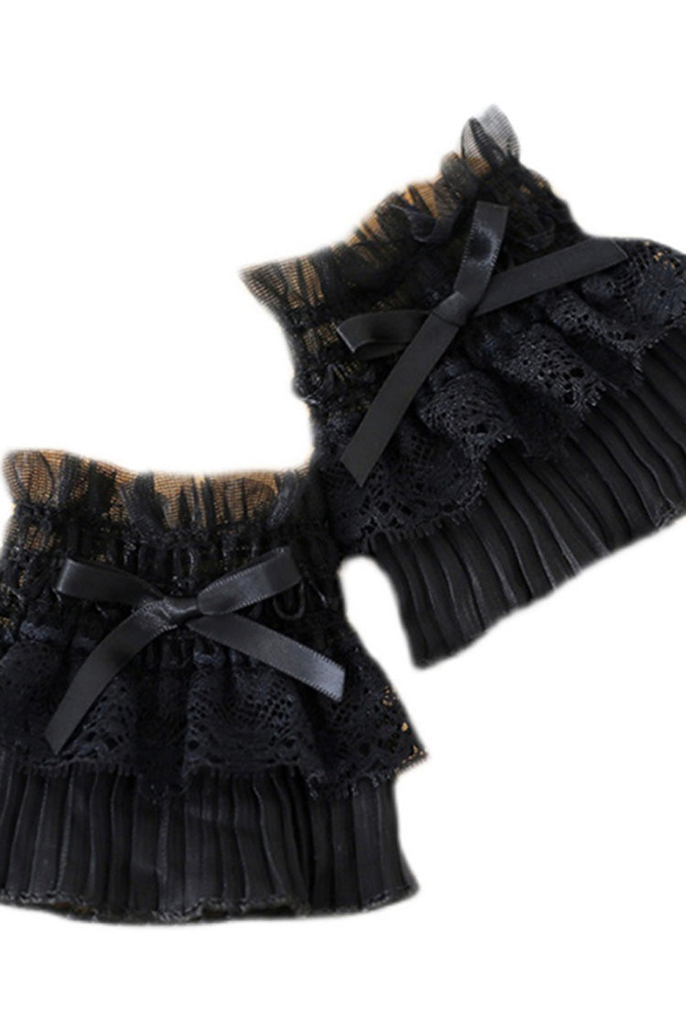 Lace Bowknot Sweet Hand Sleeves, Two Color Variants