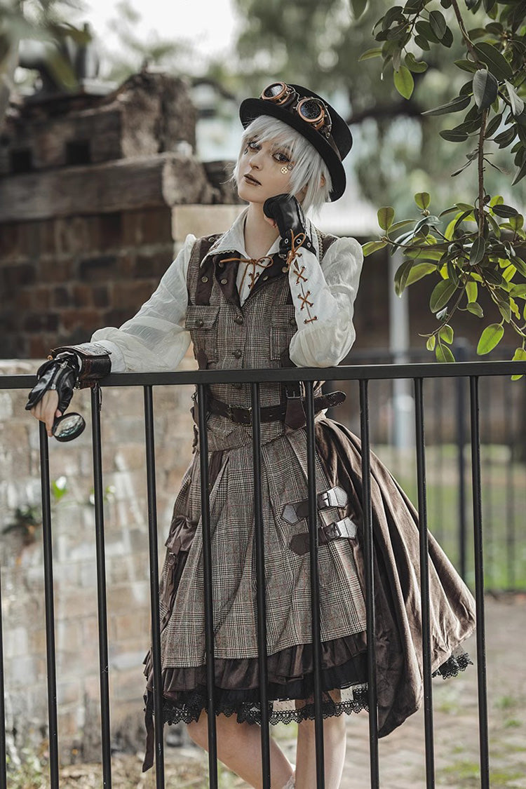 Explorer-Inspired Archaeological Ouji Lolita Vest