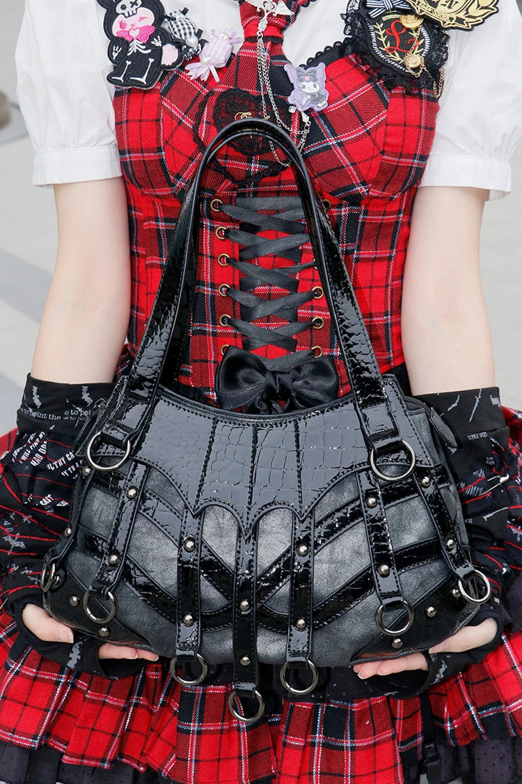 Studded Punk Lolita Crossbody Handbag