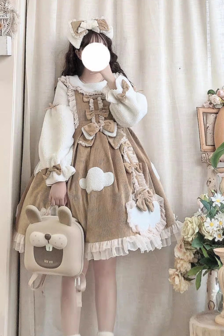 Ruffled Lace Long Sleeve Sweet Lolita Dress