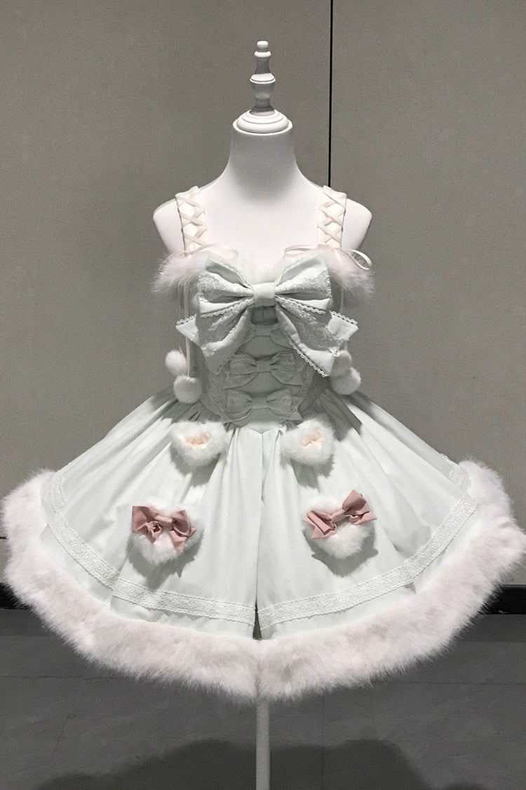 Furry Bow Sweet Lolita Dress