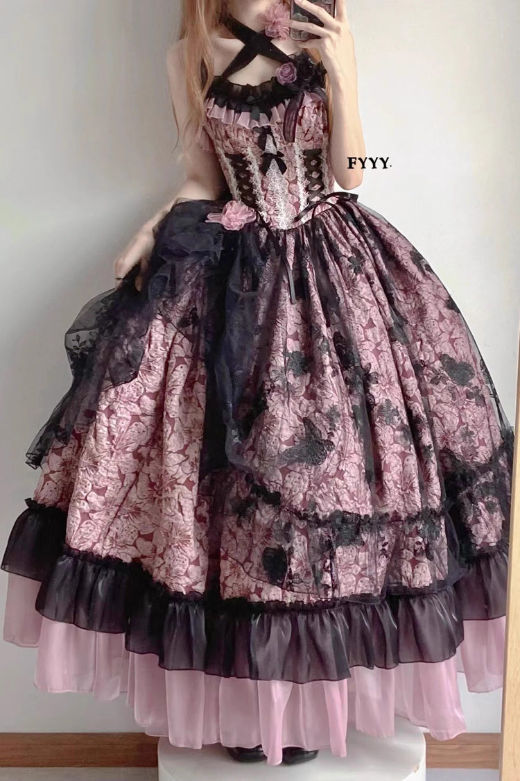 Medea Kiss Halloween Witch Ruffled Bowknot Gothic Jsk Dress