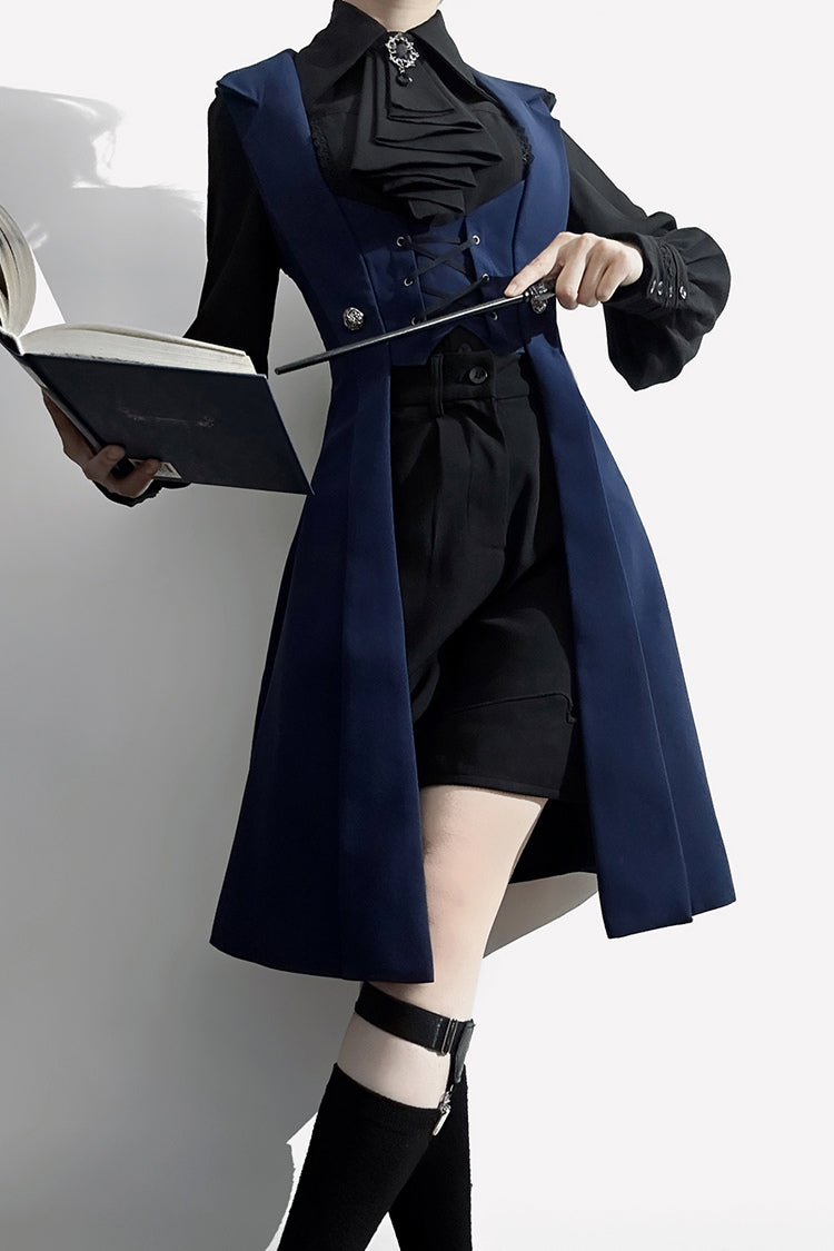 Medieval Ouji Gothic Lolita Extended Waistcoat in Three Shades