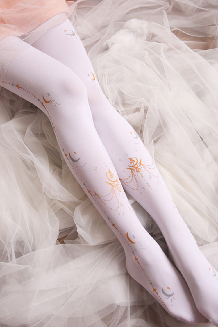 Sailor Moon Print Pantyhose for Lolita - Two Colors